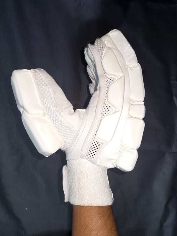 County White Cricket Batting Gloves