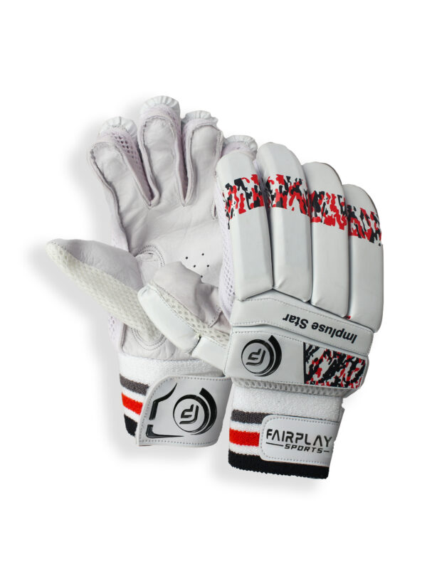 College Star Leather Palm Cricket Batting Gloves.