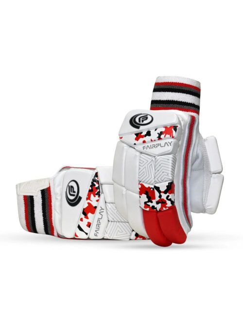 FPSI COLLEGE BATTING GLOVES | DUAL PADDED | LEATHER PALM