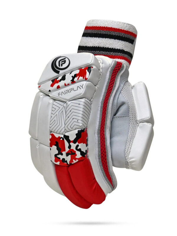 College-4 FPSI COLLEGE BATTING GLOVES | DUAL PADDED | LEATHER PALM