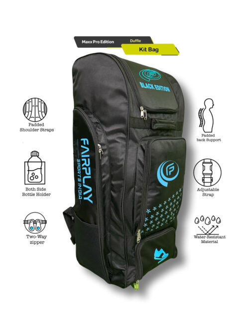 FPSI MAXX PRO EDITION CRICKET KIT BAG | HEAVY-DUTY WHEELIE KIT BAG FOR CRICKETERS