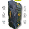 FPSI MAXX PRO EDITION CRICKET KIT BAG | HEAVY-DUTY WHEELIE KIT BAG FOR CRICKETERS