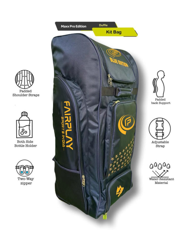 FPSI MAXX PRO EDITION CRICKET KIT BAG | HEAVY-DUTY WHEELIE KIT BAG FOR CRICKETERS
