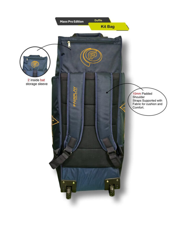 FPSI MAXX PRO EDITION CRICKET KIT BAG | HEAVY-DUTY WHEELIE KIT BAG FOR CRICKETERS