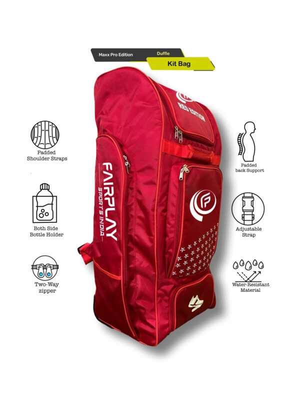 FPSI MAXX PRO EDITION CRICKET KIT BAG | HEAVY-DUTY WHEELIE KIT BAG FOR CRICKETERS