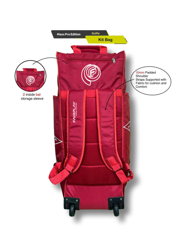 FPSI MAXX PRO EDITION CRICKET KIT BAG | HEAVY-DUTY WHEELIE KIT BAG FOR CRICKETERS