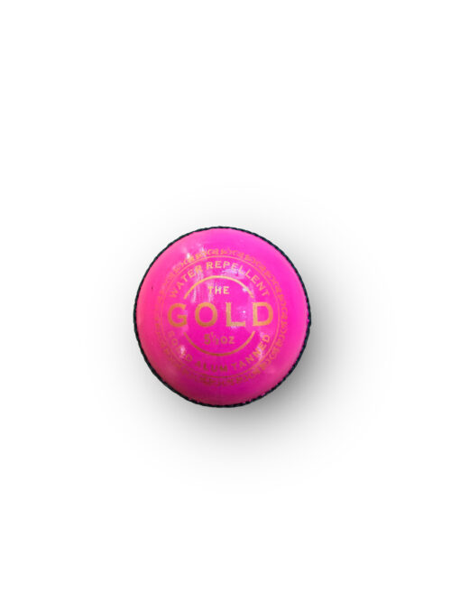 FPSI PINK GOLD 50 OVER LEATHER BALL | HAND STITCHED | 4 PIECE BALL