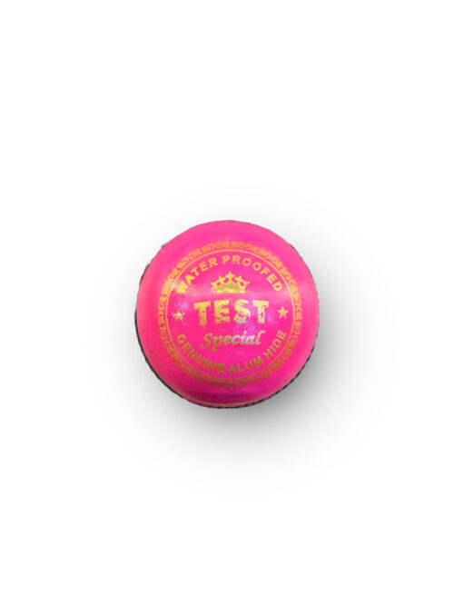 FPSI PINK TEST SPECIAL T20 LEATHER BALL | 4 PIECE CRICKET BALL