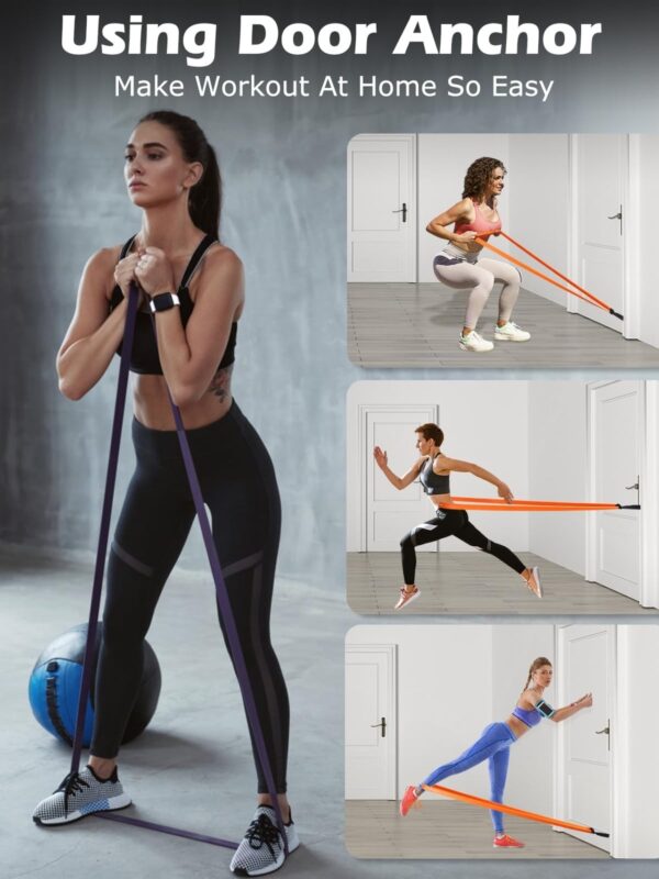 POWER BAND | HOME WORKOUT | MULTI MUSCLE TRAINER | PORTABLE | SET OF 3