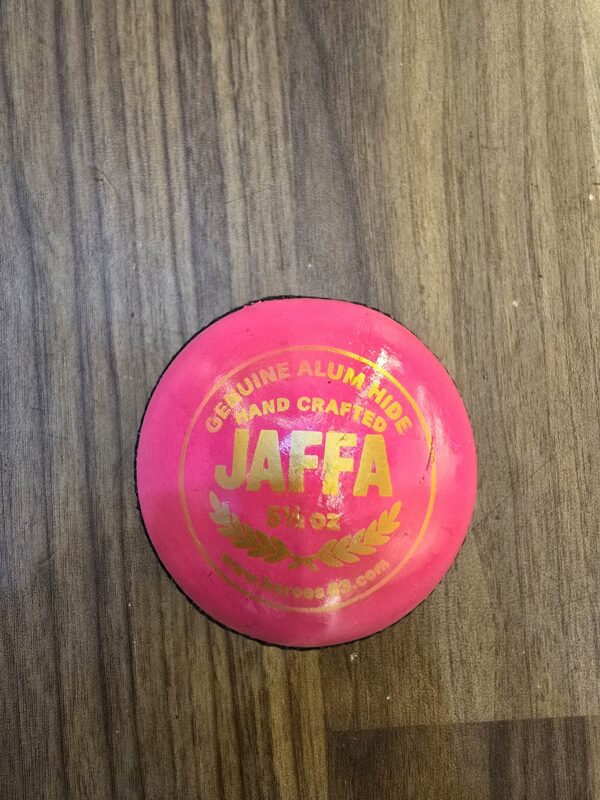 20260327_225136 PINK LEATHER BALL | JAFFA | HEROES 83 | 40+ OVERS DURABILITY