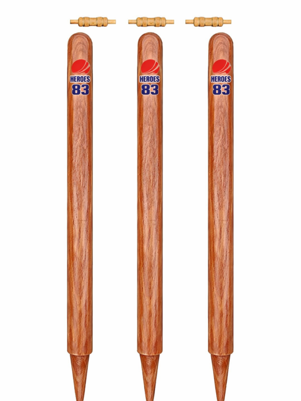 CLUB CRICKET STUMPS | WOODEN | EUCALYPTUS WOOD | STRONG