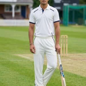 ACADEMY OFF WHITE T-SHIRT AND PANT | HALF SLEEVES | DRY FIT